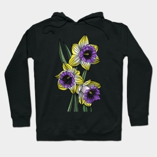 Enby Daffodils Hoodie